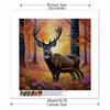 New Arrival 5D DIY Full Circle Diamond Painting "Elk" Embroidery Cross Stitch Home Decor Gift