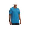 Vanish Nahtloses Logo Rundhals-Pullover Kurzarm-T-Shirt Herren T-Shirts Blau 1382801-452