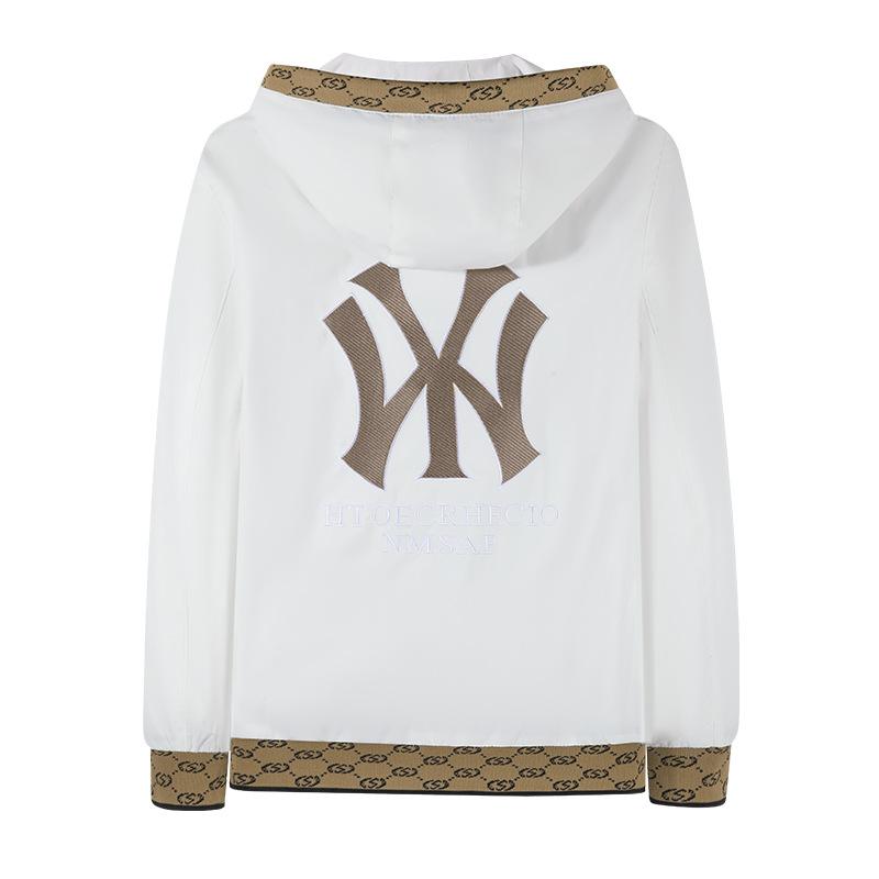 New Light Luxury Fashion Hooded Heavy Industry Embroidered Jacket Men