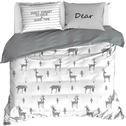 

Комплект пододеяльников Enlora из 100% натурального хлопка Double Goodtime White