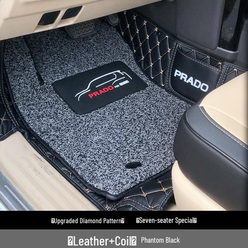 Prado 2700 Middle East Version 7-Seat Leather Floor Mats for Land Cruiser Interior Modification