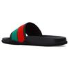Gucci Slide 'Interlocking G - Black Red Green' 655265 JFA00 8815