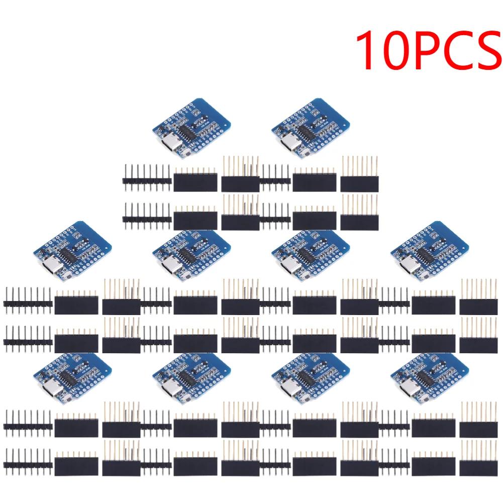 1-20PCS ESP8266 D1 Mini WIFI Development Board ESP-12F CH340G CH340 V2 Usb Wemos D1 Mini Nodemcu Lua Iot Board 3.3V Met Pins