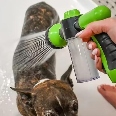 Duze de duș pentru animale de companie, mașină de spălat cu înaltă presiune cu dozator de săpun, set eficient de îngrijire a animalelor de companie pentru curățare delicată