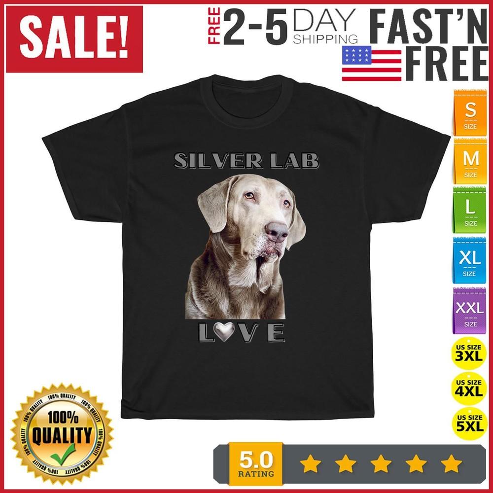 

Silver Labrador Apparel Vintage T Shirt Men Fashion 2023 Women T Shirt Short NEW XL
