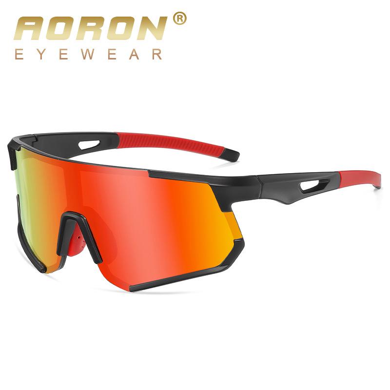 New Style Cross-Border Outdoor Cycling & Myopia-Compatible Large Frame Sports Sunglasses 3112