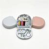 Basic Needle and Thread Set with Storage for Case Mini Sewing Kit Portable Sewing Supplies for Adult Home Travel Emergen