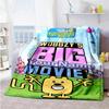 Wow! Wow! Wubbzy Personalized Name Blanket Gift Customizable Blanket Ultra-Soft Suitable for Bed Livingroom Sofa Office Chair for All Occasions