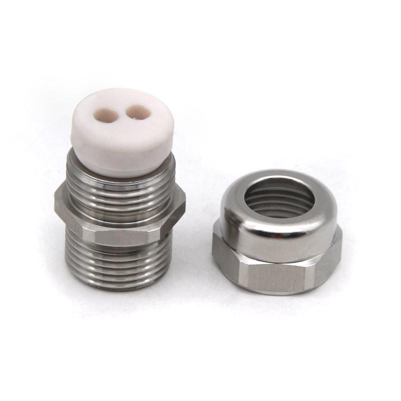 IP68 Waterproof Stainless Steel Cable Gland, High Temp Resistant 200° Silicone Seal, Metric M