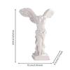 Winged Success Statue Workmanship Figurine with Pedestal