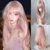 Harajuku Long Straight Synthetic Hair Lolita Halloween Cosplay Wig with Bangs Christmas
