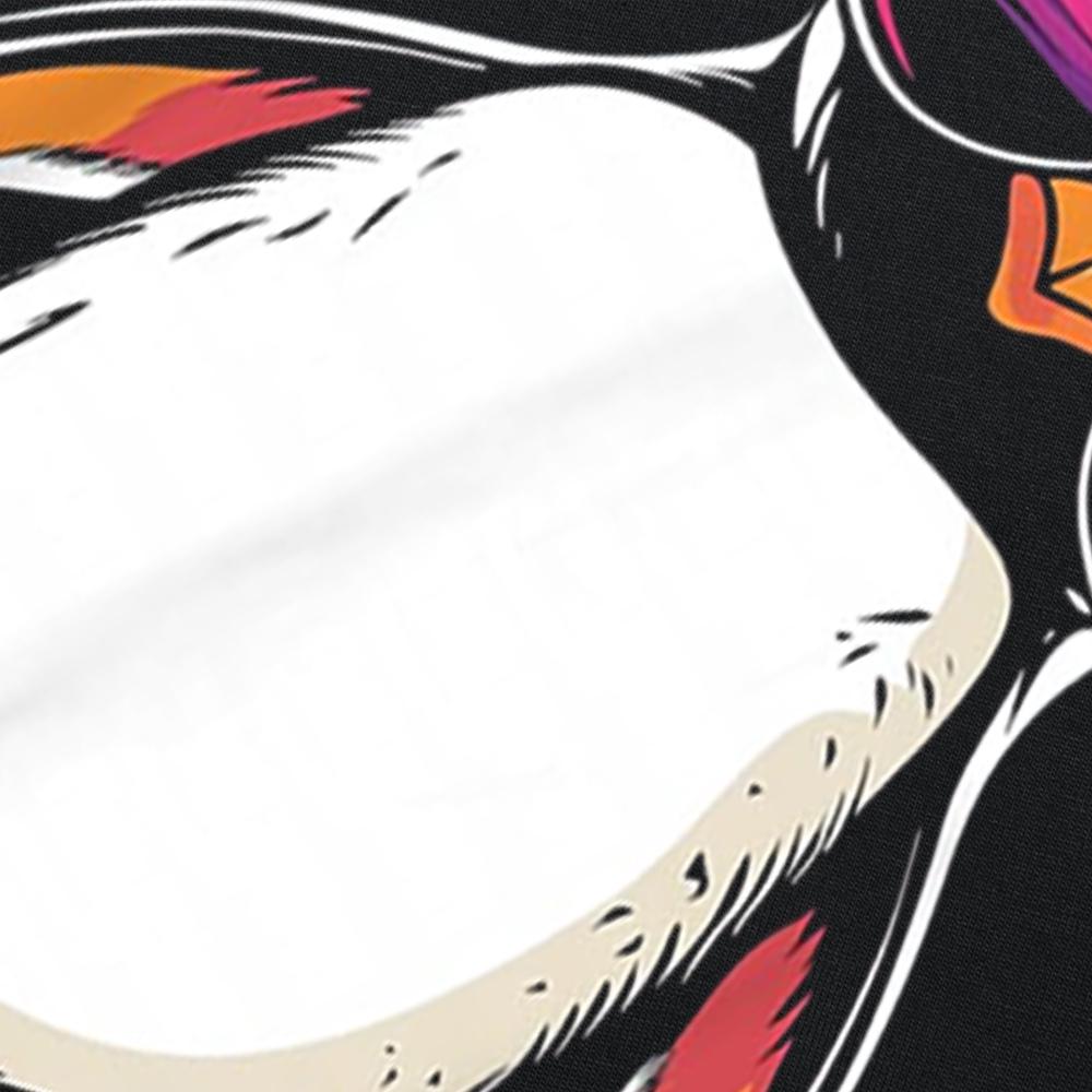 Funny Penguin Wearing Sunglasses Bird T-Shirt Women Clothing Fashion T Shirts Cotton Short Sleeve Oversized Loose T-shirt Tops