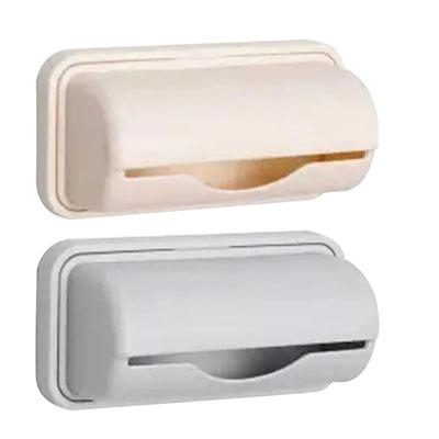 1Pc Garbage Bag Dispenser Roll Holder Self Adhesive Plastic Bag Holder Wall Mounted Garbage Bag Dispenser Kitchen Storage