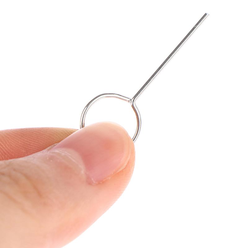 20 Stück/Los Universeller SIM-Kartenfach-Auswerfer Auswerfstift Schlüssel Entfernungswerkzeug für Telefon