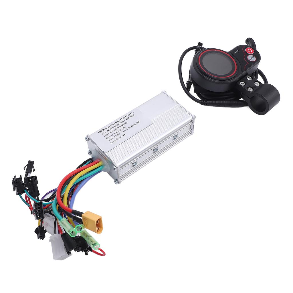 36V 48V 60V 450W 500W Sine Wave Brushless Speed Controller Aluminum Alloy Low Noise SL100 LCD Color Display for