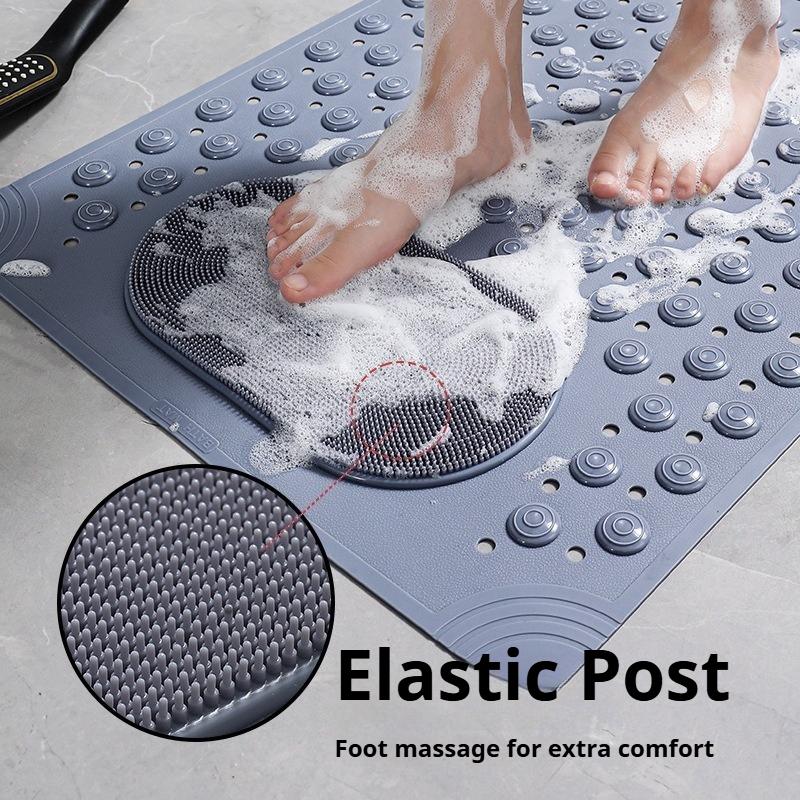 Household Bathroom Non-slip Toilet Anti-slip Mat Bath Toilet Floor Mat Bathroom Anti-fall Mat Bathtub Massage Mat