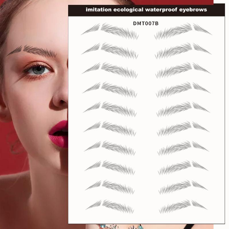Eyebrow Sticker 6D Simulated Eyebrow Sticker Ecological Bionic Eyebrow Lazy Eyebrow Sticker Template Eyebrow Sticker Eyebrow Tattoo Sticker