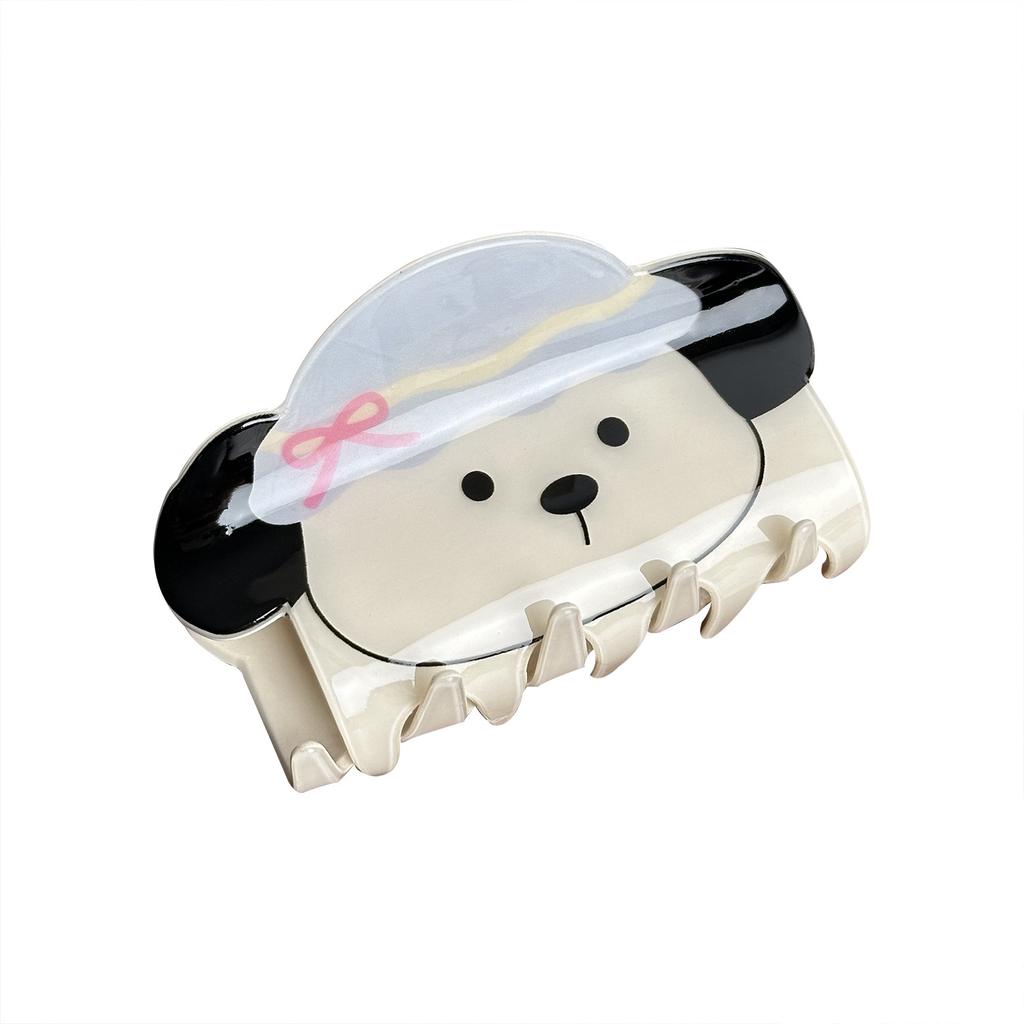 Cartoon Trendy Animal Acrylic Hair Clip For Women With Whimsical Designs Perfect Summer For