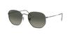 Sunglasses 0RB3548N HEXAGONAL LIGHT GREY GRADIENT DARK GREY 54 Ray-Ban 004/71