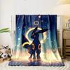 Umbreon Glowing Halo Blanket bedroom Blanket for Livingroom Couch lunch break Soft Cozy throw for Friend's festival Gift