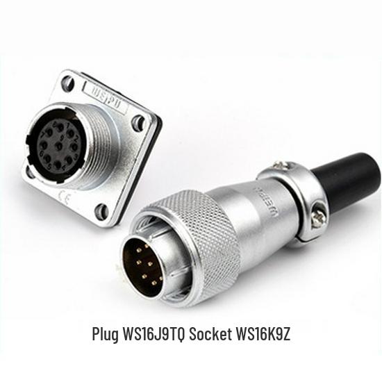 WEIPU WS16 Aviation Plug Industrial Connector, 2-10 Pin, Metal