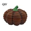 Indoor Fall Party Supplies Handmade Resin Pumpkin Figurine Halloween Decor, Simulated Knit Tabletop Statue, Ornaments Mini Holiday Ornament