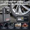 4-IN-1 Emergency Jump Starter 1000A, Car Battery Booster Power Bank with USB Quick Charge & LED Flashlight Auto Kit.