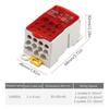 Ukk80A Terminal Block Rail Distribution Box Universal Electric Wire Connector End Covers End Brackets