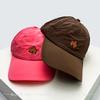 New Unisex Quick Drying Korean Embroidered Maple Leaf Baseball Hats Sunshade Simple Breathable Peaked Caps Versatile Fashion Ins