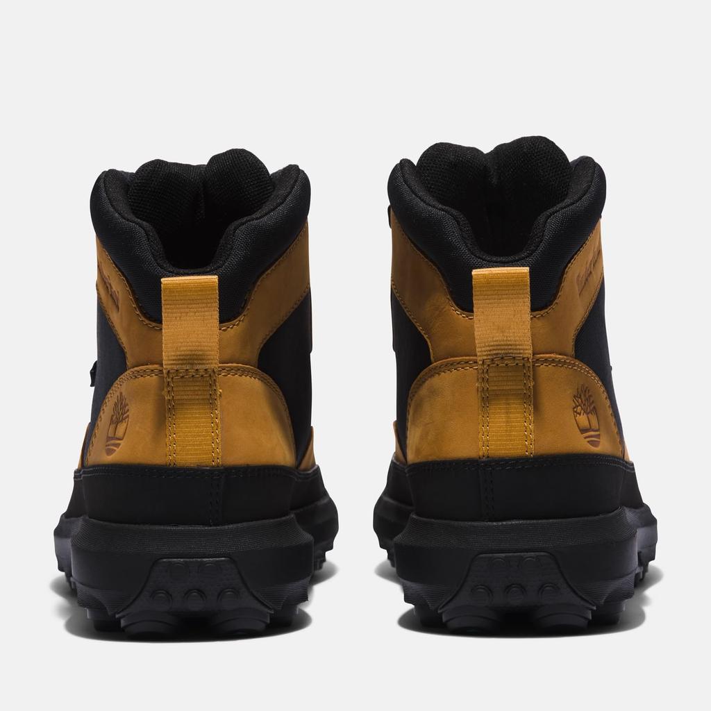 Timberland Converge Leather & Fabric Mid Men's TB0A652D2311 Wheat with Black Nubuck, 9.5 / 27.5cm