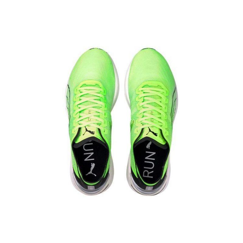 Puma Electrify Nitro 1 Cushioned Lightweight Marathon Running Shoes Men Green Black 195173-03