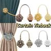 Sparkling Crystal Curtain Tieback Fasteners Magnet Fastening Curtain Buckle Clip Modern Home