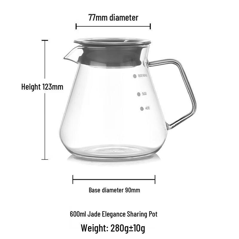 

LISM Glass Pour-Over Coffee Sharing Pot