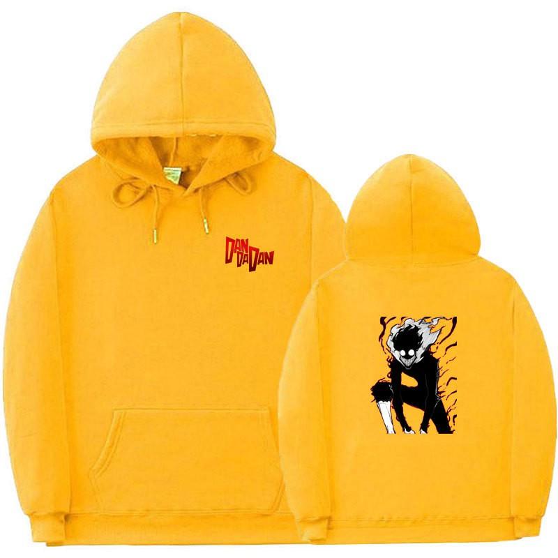 Dandadan Anime Inspired Oversized Hoodie Men Women Streetwear Casual Sweatshirt Fall