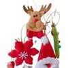 Cute Santa Claus Cartoon Fabric Pendant Snowman Nordic Style Xmas Tree Decor Mini Exquisite Christmas Hanging Ornament Festival