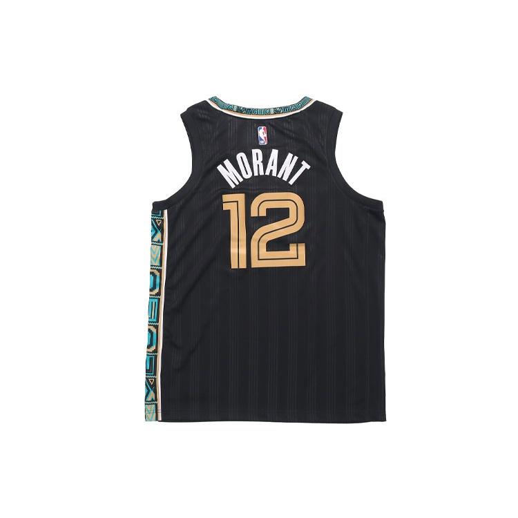 Nike NBA x Ja Morant Memphis City Edition Basketball Jersey 'Black Yellow' Men's CN1739-010