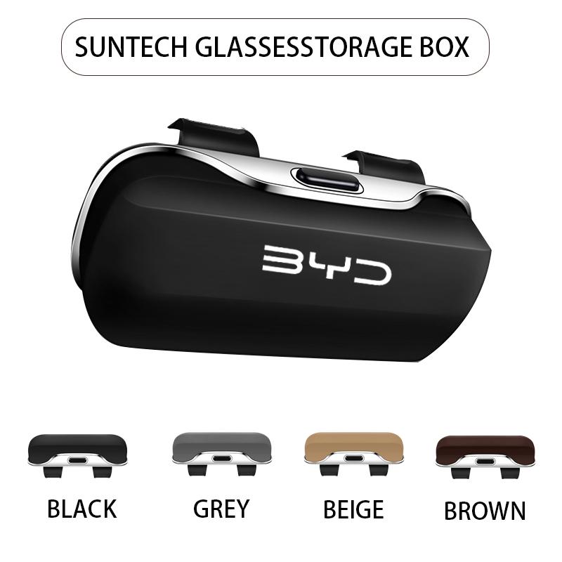 For BYD Seal U Dm I Seagull Dolphin Sealion 7 6 Atto 3 Song Plus Han Tang Key Accessories Car Visor Sunglasses Glasses Case Clip
