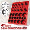419-teiliges flexibles O-Ring-Sortiment Ersatz-Nitrilkautschuk-Dichtungen Dichtungsring Sanitär