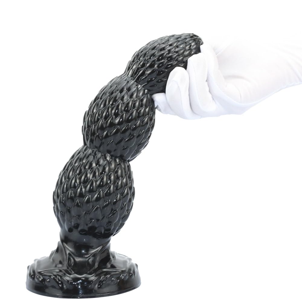 Hitasi Anal Plug Anal Dildo for Extra Anal Goods with Suction Adult Anal Anal Heavy Expansion SM Goods L Women, Thick, Soft, PVC, Thick, Non-Human