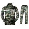 Men's Fashion Motorcycle Fishing Suit Two-piece Outdoor Windproof Waterproof Rain Coat and Pants
