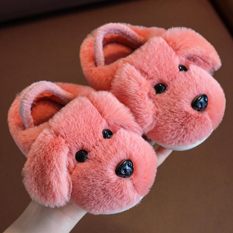 Children's Slippers Boys Cute Cartoon Girls' Slippers Infants Children Autumn Winter