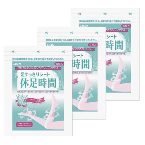 Foot Rest Time 18 Sheets 1 Piece Relax