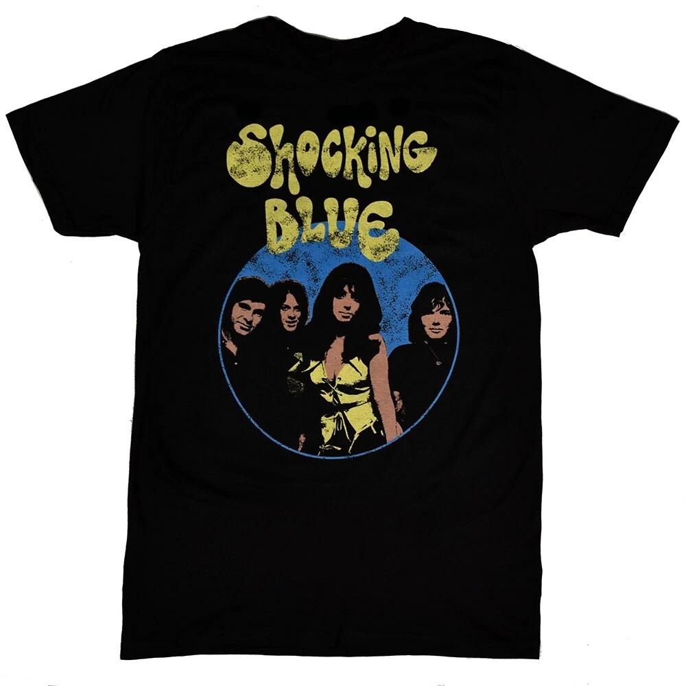 Shocking Blue Band Heavy Cotton Black T Shirt Size S5xl