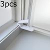 1/2/3pcs Window Stopper-Durable Plastic Door Stopper with Easy-Install Design, Prevents Sliding Down,Secure Hold for Home&Office