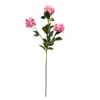 3 Branch Artificial Flower Bouquet with 3-Head Blooms Realistic Faux Silk Flower Bouquet with Stem for Wedding Party Home Office Decor