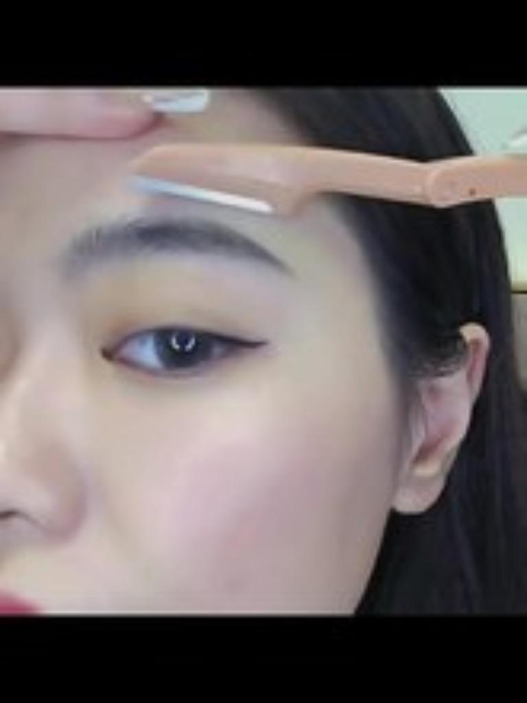 Professionelles Sicheres Faltbares Augenbrauenmesser für Frauen – Präzisionstrimmer Kratzfest Anfängerfreundlich Austauschbare Klingen