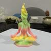 Yousheng 3D Printed Yoga Statues, Yoga Lady Sculpture, Meditation Yoga Figurines, Decorative Yoga Figure Ornament for Zen Garden Yoga