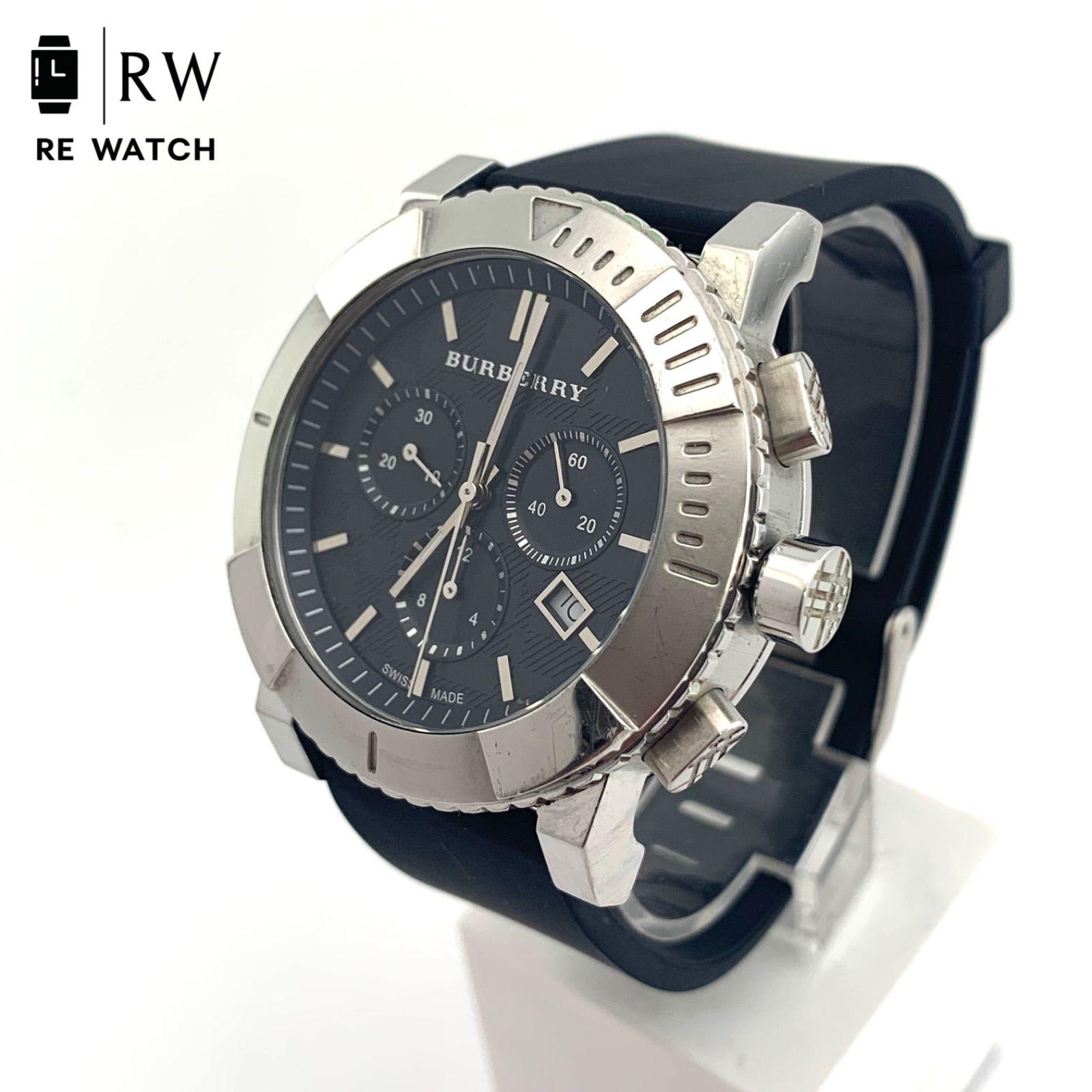 Used [Used] BURBERRY BU2306 wristwatch navy
