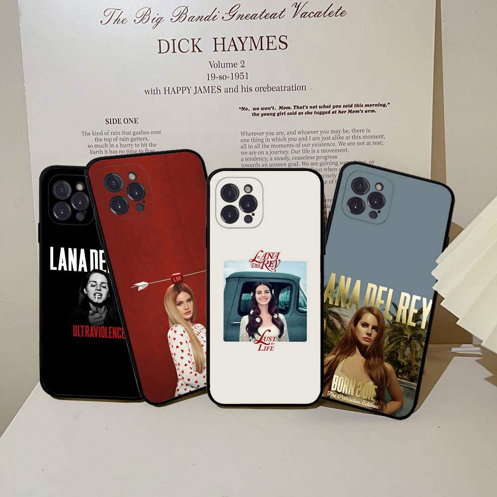 L-Lana D-Del Rey Phone Case For iPhone 16 15 14 13 12 Mini 11 Pro XS Max X XR SE 6 7 8 Plus Soft Silicone Cover