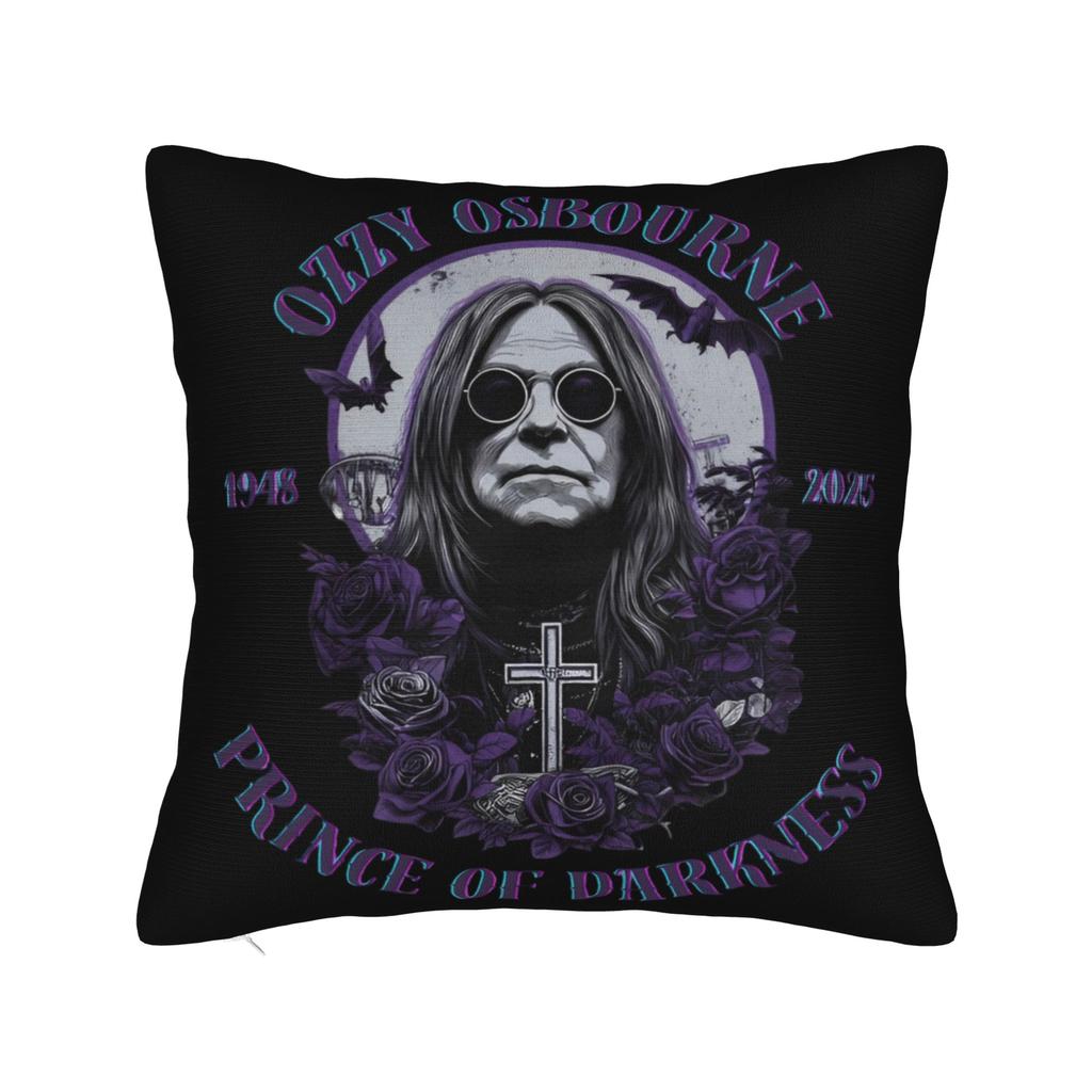Ozzy Osbourne Pillowcases Merch Soft Cushion Cover  Throw Pillow Cover Bed Decorations Zipper Multiple Sizes